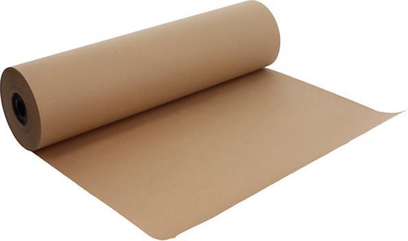 Actual product image eurokraft basic ECONOMY packing paper on a roll, width 500 mm, brown, length 280 m, 80 g/m². (1 pcs.)