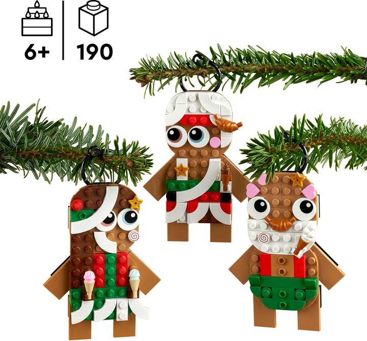 Produktbild LEGO Lebkuchenmännchen (40642, LEGO Saisonale Sets)