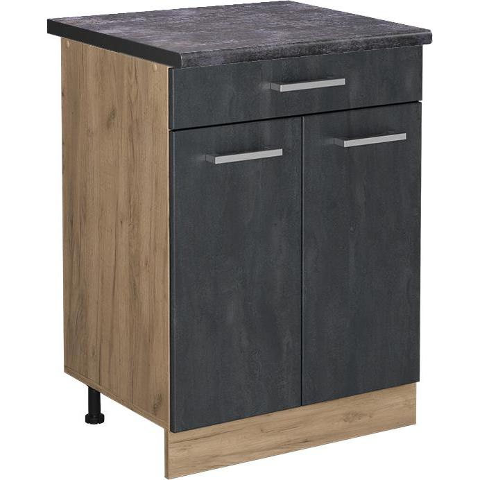 Vicco, Regal, Küchenschrank mit Schublade R-Line (60 x 46 x 81.5 cm)