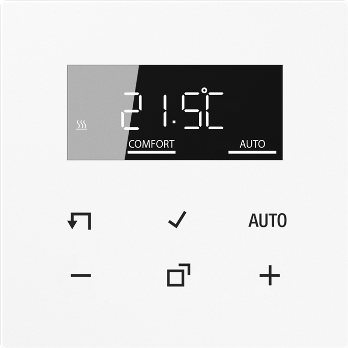 Actual product image JUNG HOME BTLS1791SW Room Thermostat Display