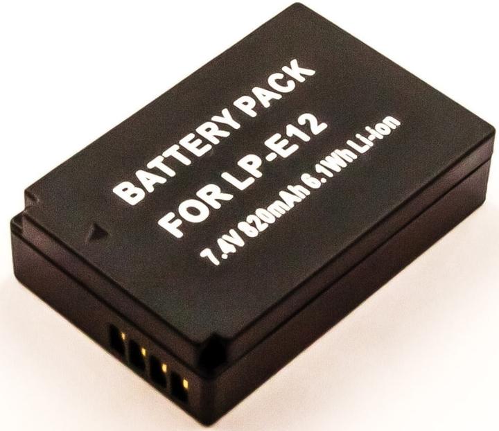 Actual product image AGI Battery compatible with Canon EOS 100D|M|M10|Rebel SL1|LP-E12 (Camera battery)