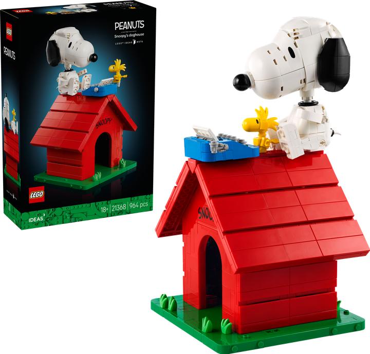 Produktbild LEGO Peanuts: Snoopys Hundehütte (21368, LEGO Ideas)