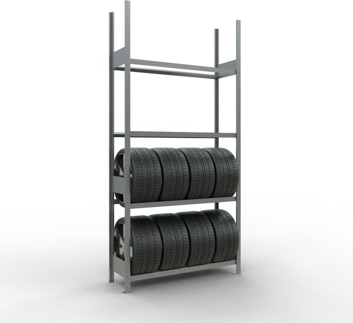 Actual product image Schulte Lagertechnik Wheels basic rack MULTIplus150