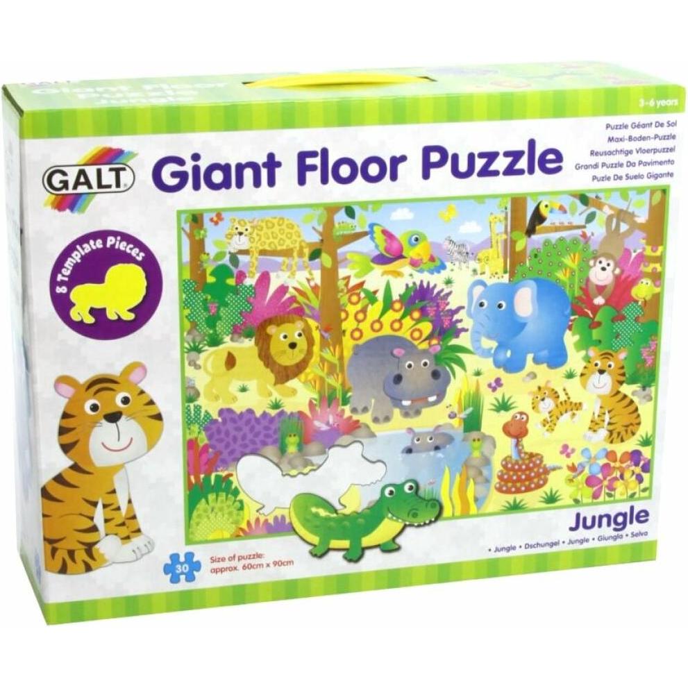 Jumbo Galt 10858 - Maxi Bodenpuzzle, Dschungel (108 Teile)