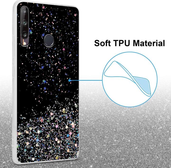 Image du produit Cadorabo Coque pour Huawei P40 LITE E TPU funkelnder Glitter (Huawei P40 Lite E)