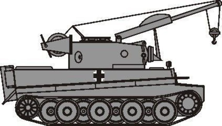 Actual product image CMK Bergetiger tower conversion kit