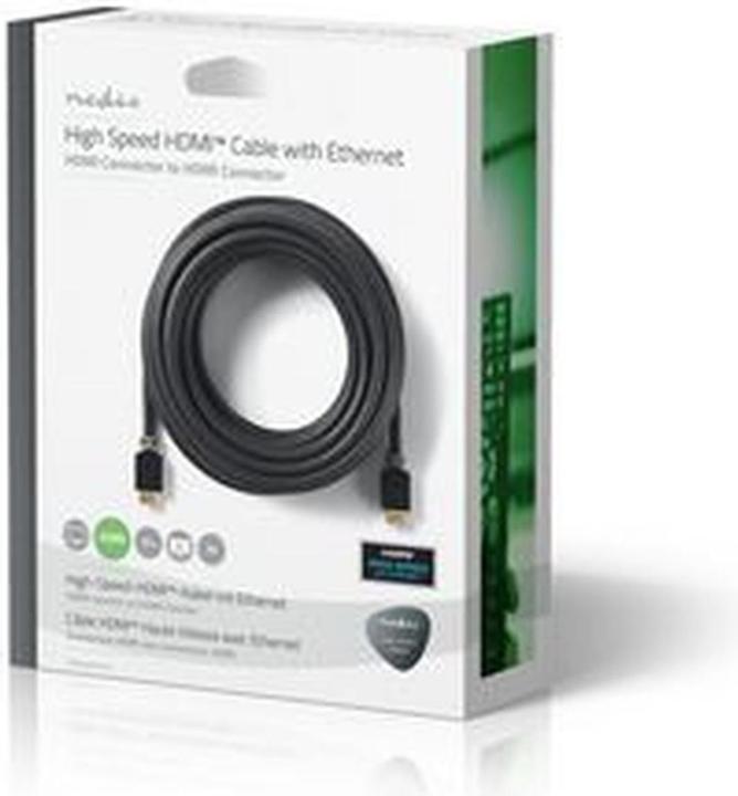 Produktbild Nedis CVBW34000AT100. Kabellänge: 10 m, Anschluss 1: HDMI Typ A (Standard), Steckverbinder 1 Geschlecht: M (10 m)