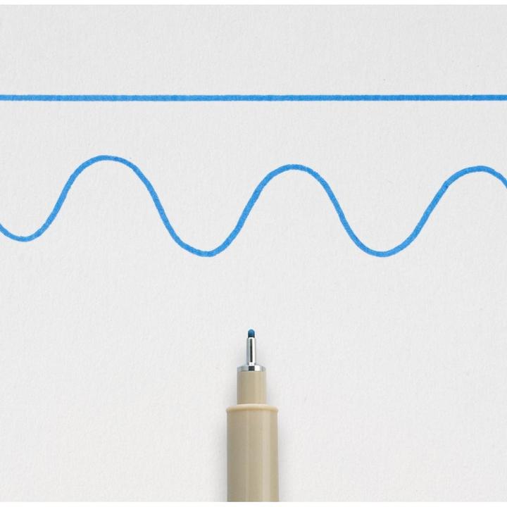 Actual product image Sakura Fineliner Pigma Micron 08 blau 0,5mm (Blue, 1 x)