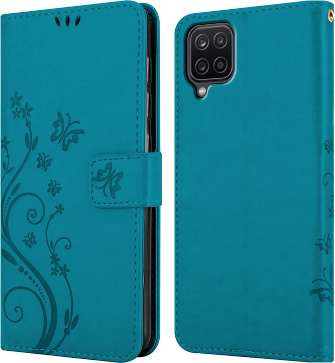 Actual product image Cadorabo Flower Book Cover (Samsung Galaxy A12)
