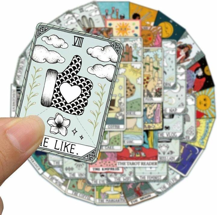 Produktbild JTI 50x Aufkleber - Tarot