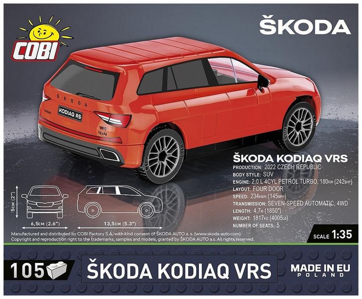Produktbild Cobi Škoda Kodiaq VRS, Modell, 105 Teile, ab 5 Jahren