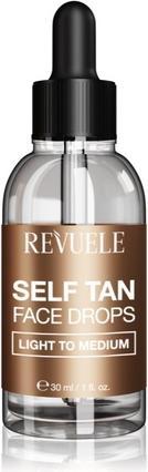Actual product image Revuele Paradise Bronze Self Tan Face Drops - Light To Medium, 30 ml (Self tanning foam, 30 ml)