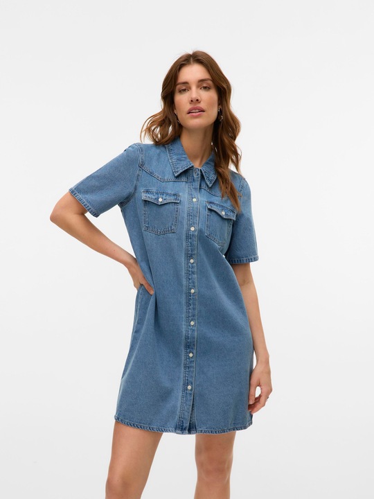 Produktbild Vero Moda VMAUSTIN Kurzes Kleid Jeanskleid (M)