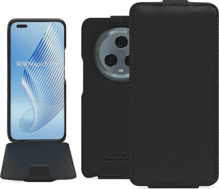 Actual product image Noreve Vertical leather shell (Honor Magic5 Pro)