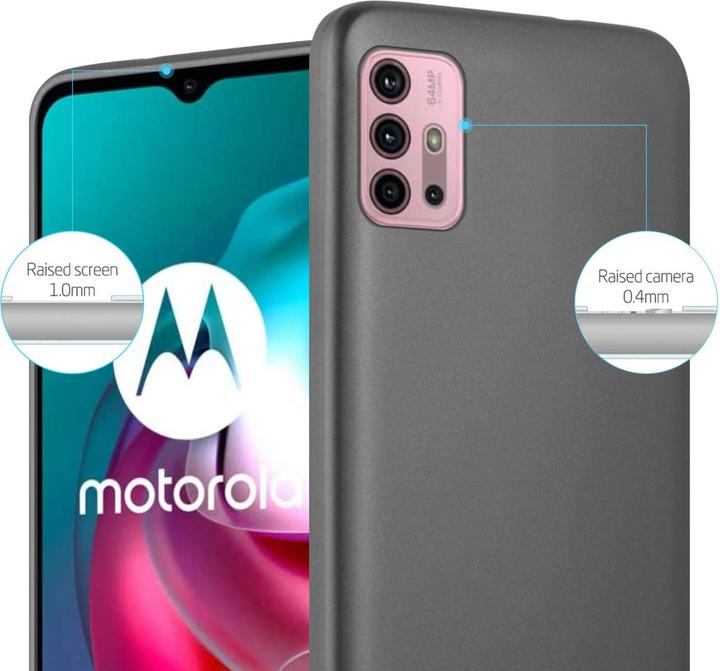 Image du produit Cadorabo TPU Matt Metallic Cover (Motorola Moto G10, Motorola Moto G30)