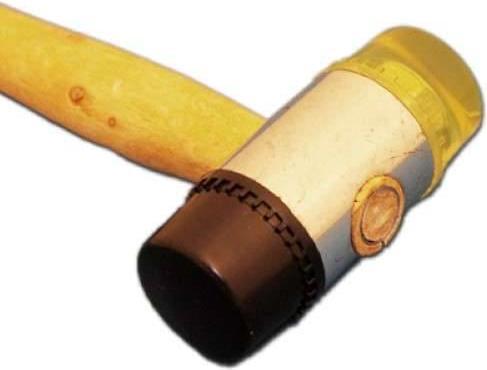 Image du produit Toya Marteau en métal/caoutchouc 35 mm (342 g)