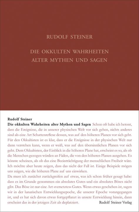 Produktbild Die okkulten Wahrheiten alter Mythen und Sagen (Deutsch, Rudolf, Steiner, 2024)