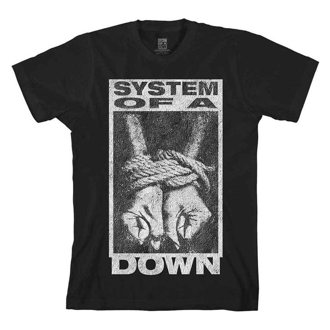 System Of A Down, Herren, Shirts, Ensnared, Schwarz, (Xl)