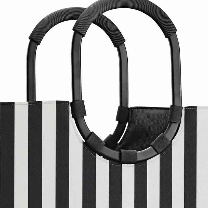 Actual product image reisenthel Einkaufskorb Loopshopper L Summerstripes Black