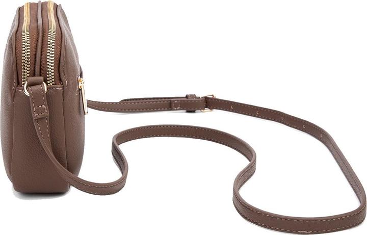 Produktbild David Jones **Damen Umhängetasche - Modell Erisma Lux - Pu Vegan Leder** - 21.0 X 13.0 X 5.0 Cm