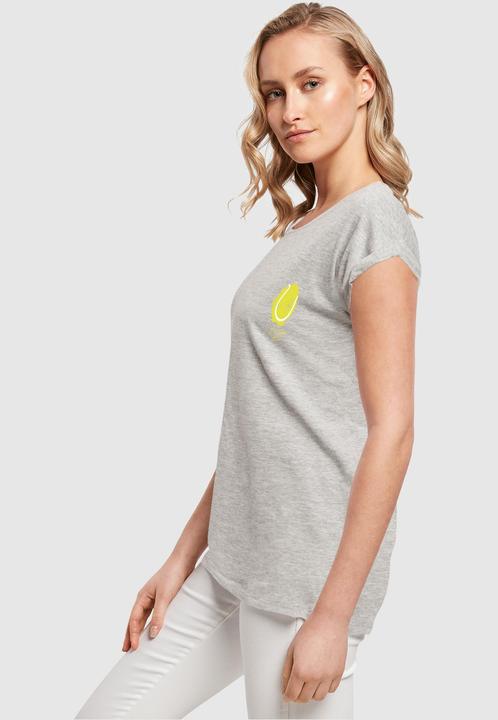 Produktbild Merchcode Ladies Its Tennis Time Extended Shoulder Tee - 116489 (XL)