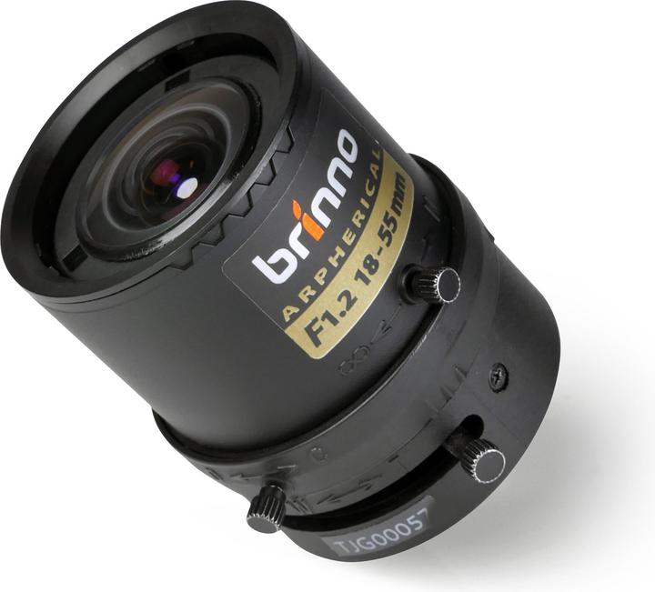 Actual product image Brinno Lens BCS 18-55 Lens for TLC200 Pro Focal length 18-55 Aperture f1.2 (C-mount)