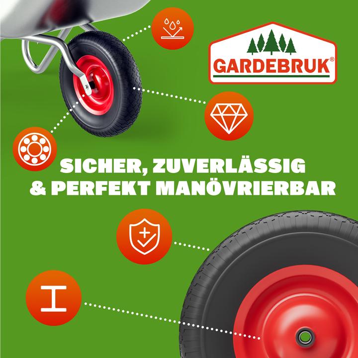 Actual product image Gardebruk PU Wheelbarrow Wheel