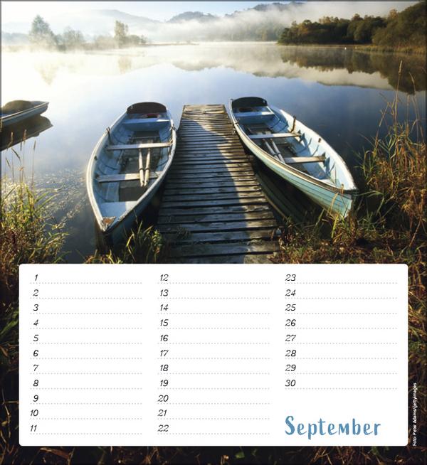 Produktbild Geburtstagskalender Augenblicke der Stille (22.5 x 24.5 cm)