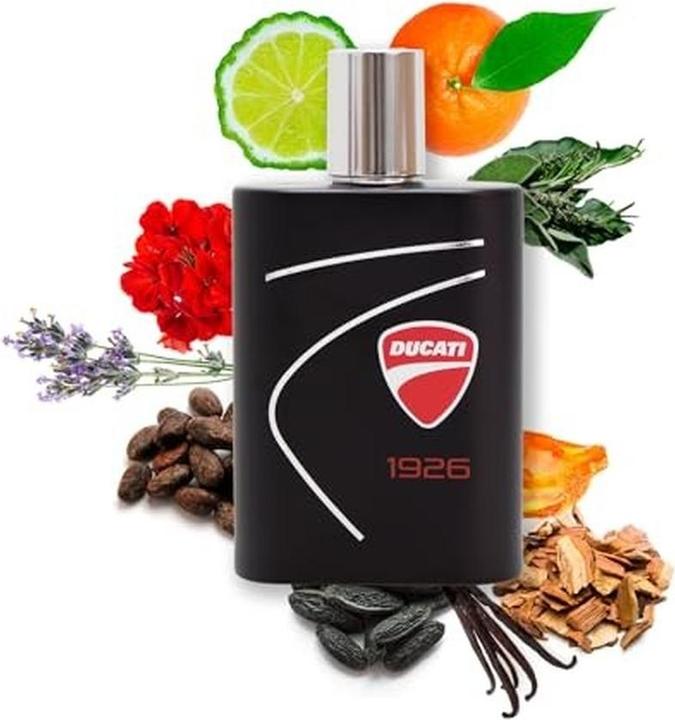 Produktbild Ducati 1926 Aromatic Fougere Cologne for Men Körperspray mit Bergamotte und Zedernholz Langanhaltender (Eau de Cologne, 100 ml)