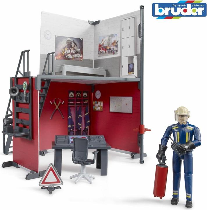 Productafbeelding Bruder bworld brandweerkazerne w. brandweerman