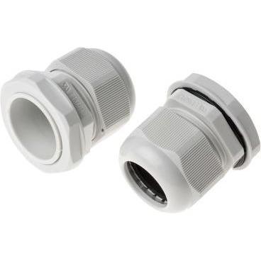 Rs Pro, Kabelverbindung, round top cable gland PG29 Grey IP68
