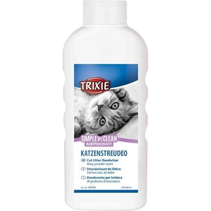 Désodorisant de litière fraîcheur Simple'n'Clean, poudre de bébé, 750g