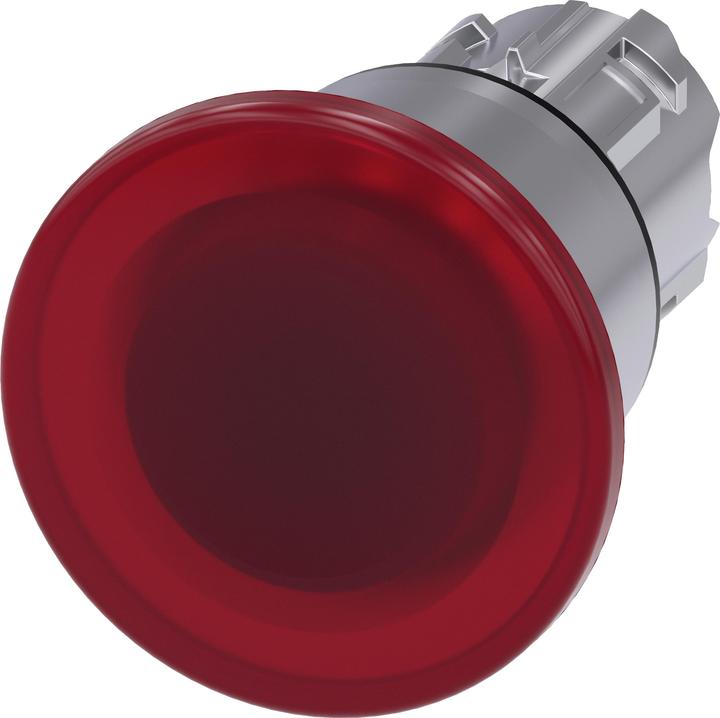 Produktbild Siemens Ill mushroom pushbutton 22mm red 40mm