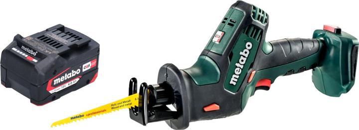 Actual product image Metabo SSE 18 LTX Compact cordless reciprocating saw 18 V 13 mm + 1x rechargeable battery 4.0 Ah - without