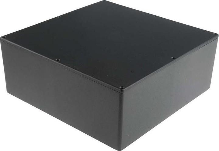 Productafbeelding RS PRO Behuizing aluminium 250x250x100mm zwart (Huisvesting)