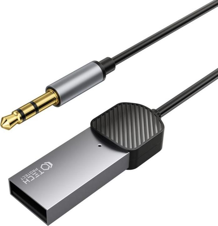Produktbild Tech-Protect Protect Bluetooth-Adapter UltraBoost AUX Audio, grau