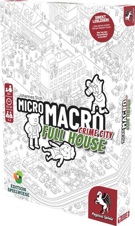 Produktbild Pegasus MicroMacro: Crime City 2 - Full House (Deutsch, 1 - 4 Spieler)