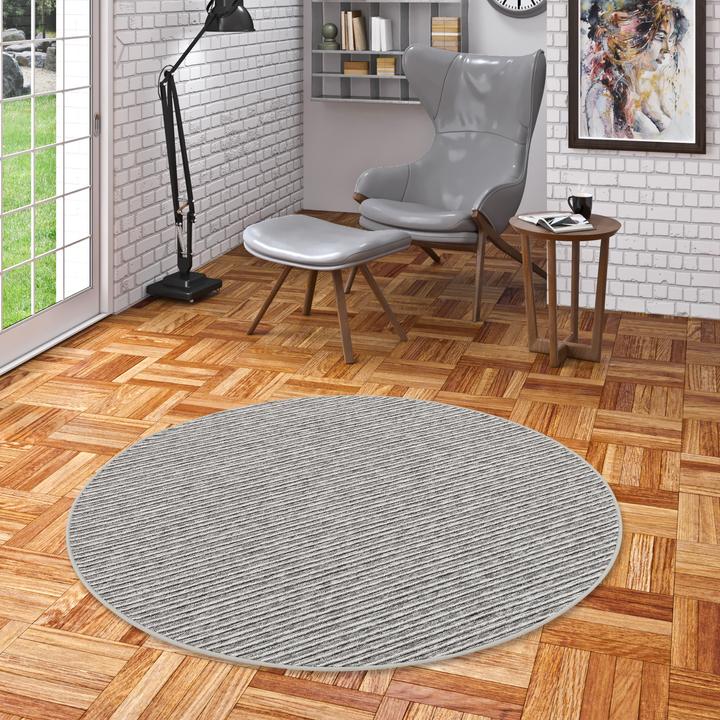 Immagine prodotto Snapstyle Tappeto berbero a righe Marta Round (100 x 100 cm)