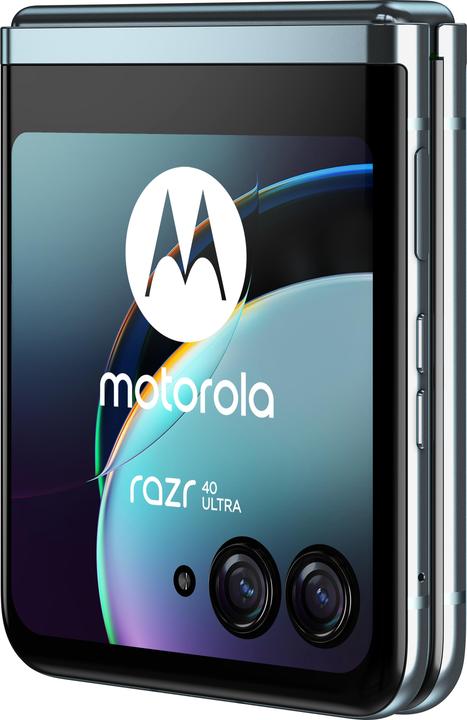 Actual product image Motorola Razr 40 Ultra (256 GB, Glacier Blue, 6.90", SIM + eSIM, 5G)