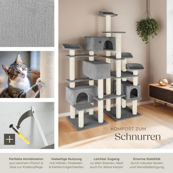 Produktbild tectake Entissar (214 cm, Grau)