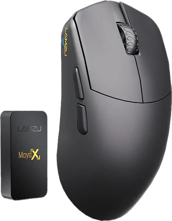 Immagine prodotto Lamzu Maya X Gaming-Maus 8K Wireless - schwarz (Senza fili)