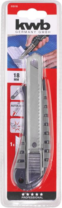 Actual product image kwb Professional snap-off blade knife Autolock function (Cutters)