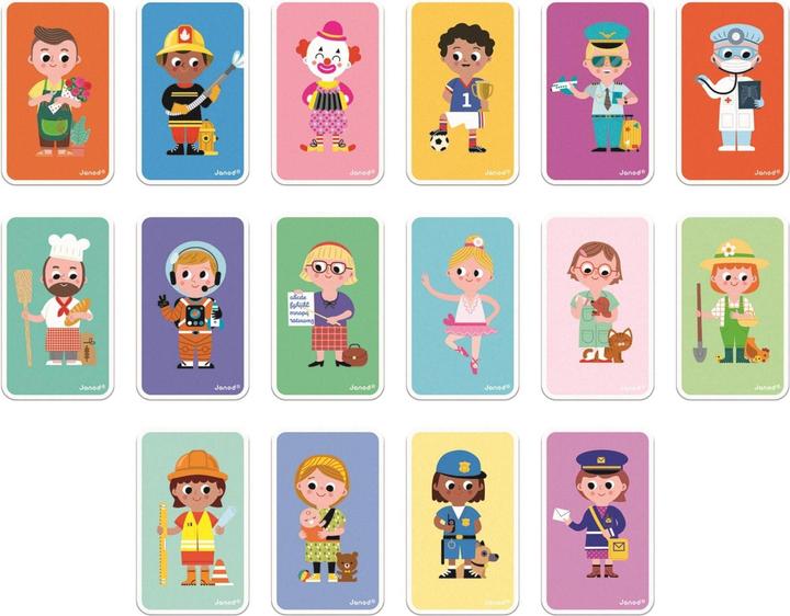 Actual product image Janod Magnetibook - Beroepen (English, French, German, Italian, 3 - 6 years)