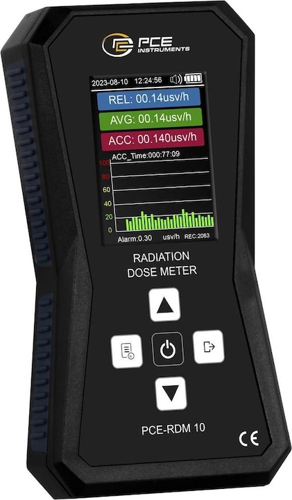 Produktbild PCE Instruments PCE-RDM 10 Geiger-Müller-Zählrohr Strahlung: Röntgen akustischer