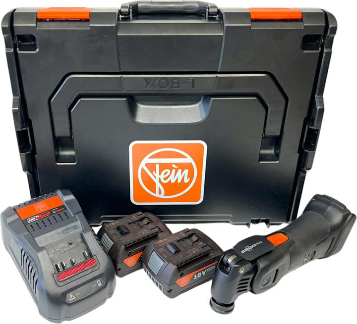 Image du produit Fein Multimaster AMM 700 MAX AS Outil multifonctionnel sans fil 18 V Starlock Max Black Edition + 2x