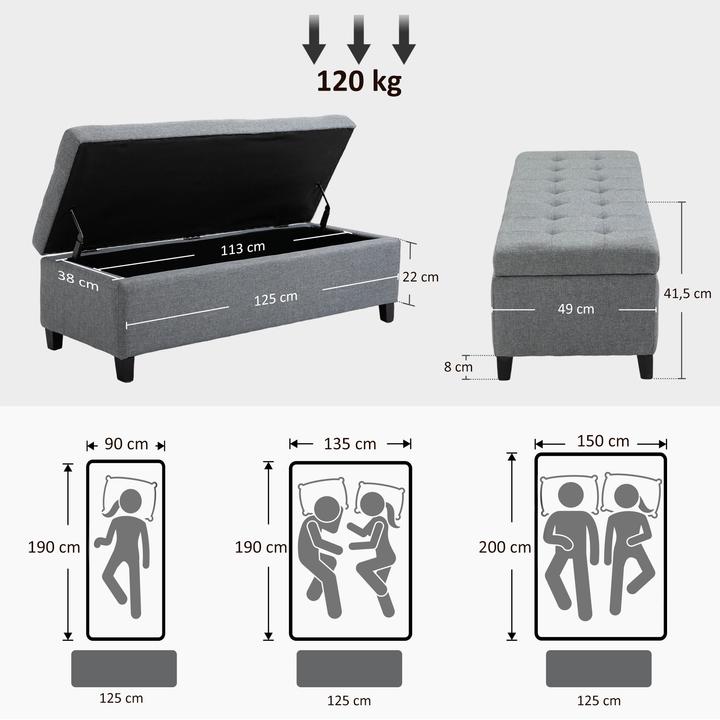 Image du produit Homcom Banc (49 cm)
