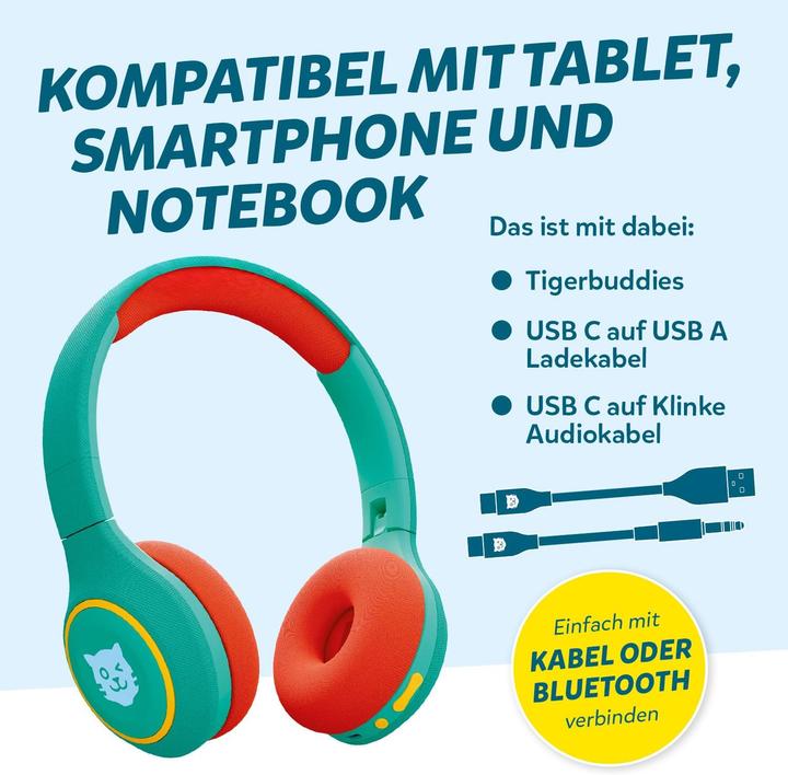 Immagine prodotto Tigermedia tigerbuddies Kinderkopfhörer