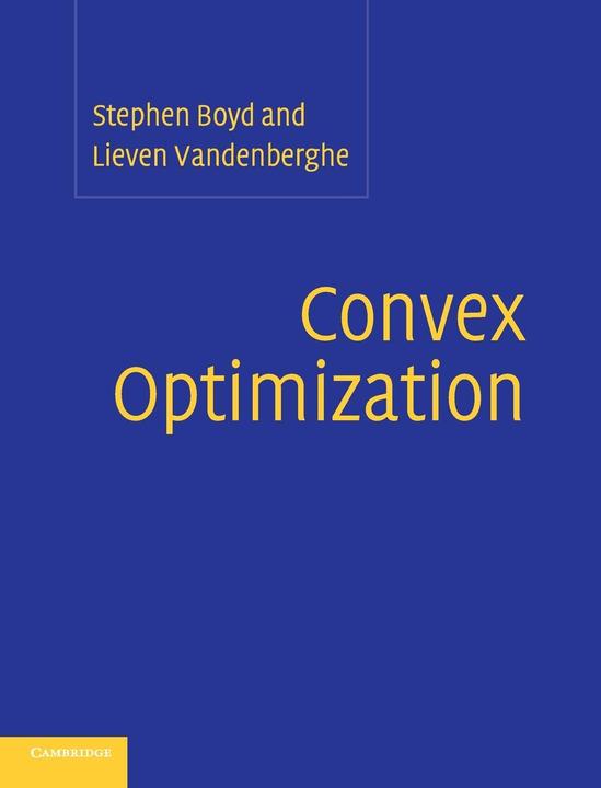 Produktbild Convex Optimization (Englisch, Stephen P. Vandenberghe Boyd, 2004)
