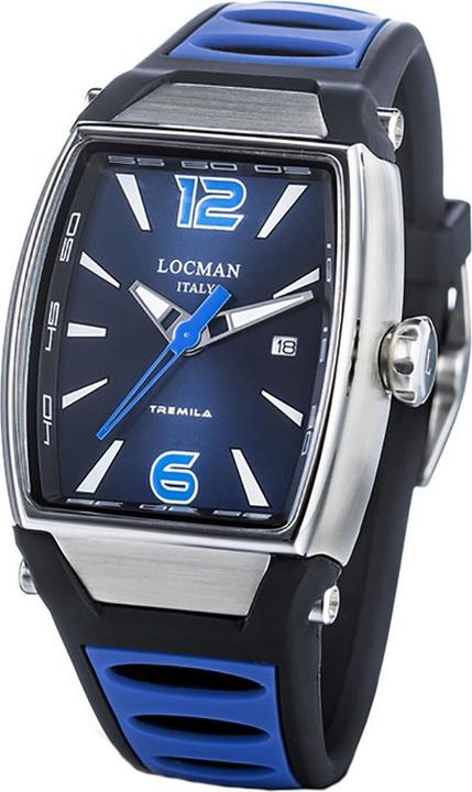 Produktbild Locman Italy Herrenuhr Tremila blau Ref. 0552A (Analoguhr, 50 mm)