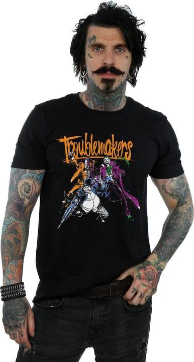 Image du produit - T-shirt BATMAN TROUBLEMAKERS - Homme (3XL)